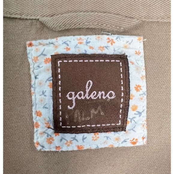 Vintage Galeno Button Up Lightweight Collared Jacket - Picture 2 of 4